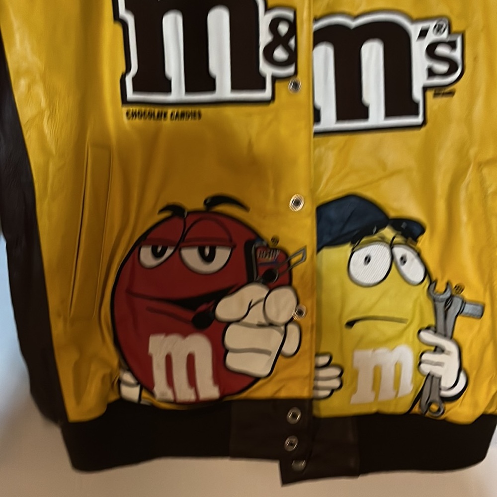 M&M's Racing Yellow and Brown Jacket - Picture 3 of 7